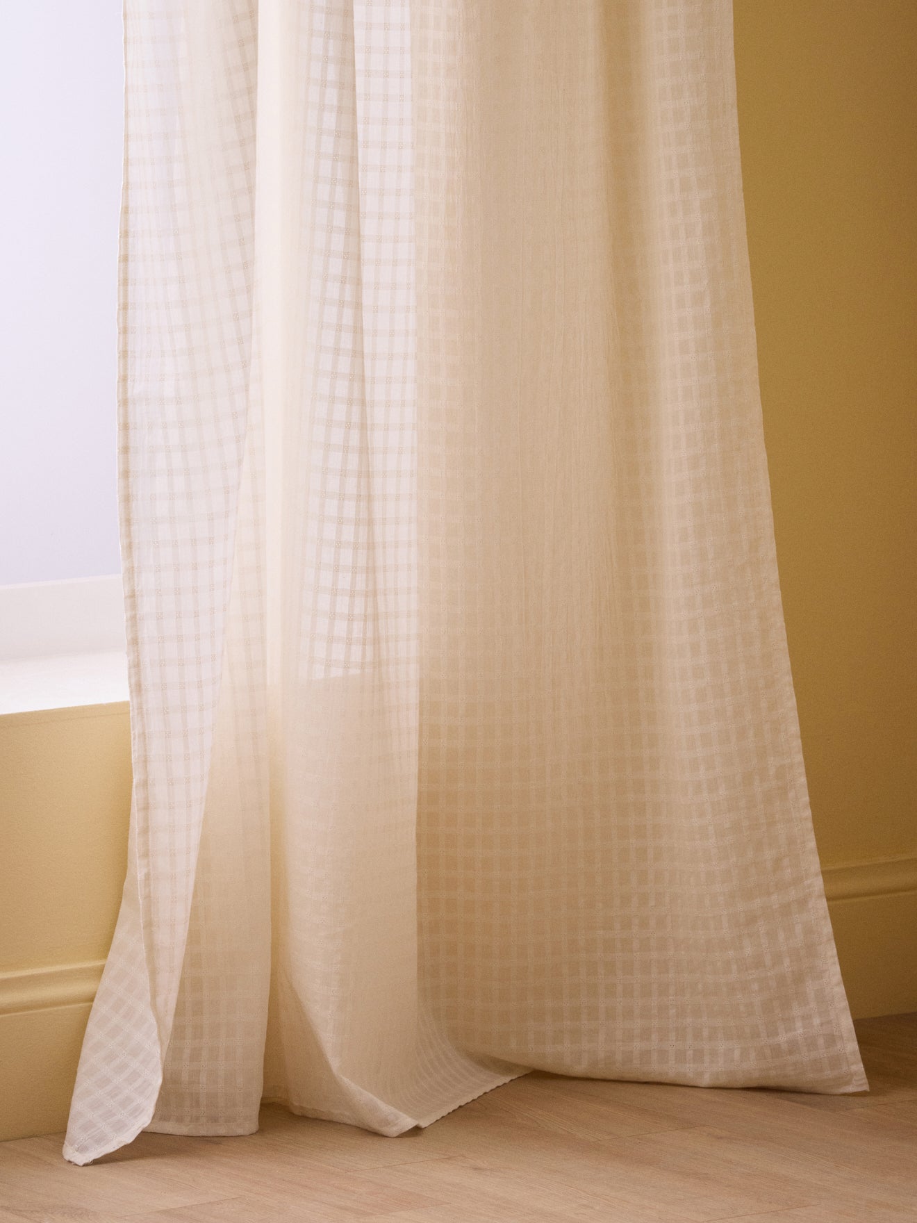 Panneau voilage texturé