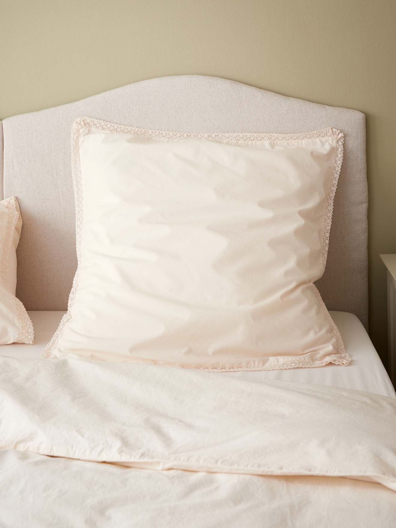 Taie d'oreiller percale de coton "Charlotte"