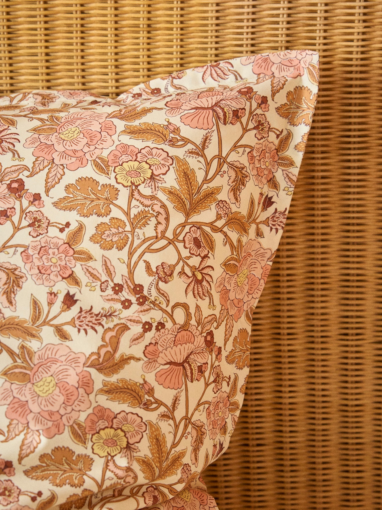 Taie d'oreiller percale de coton "Amélia"