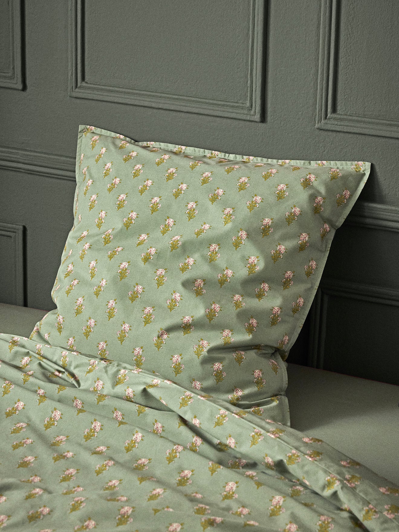 Taie d'oreiller percale de coton "Antoinette"