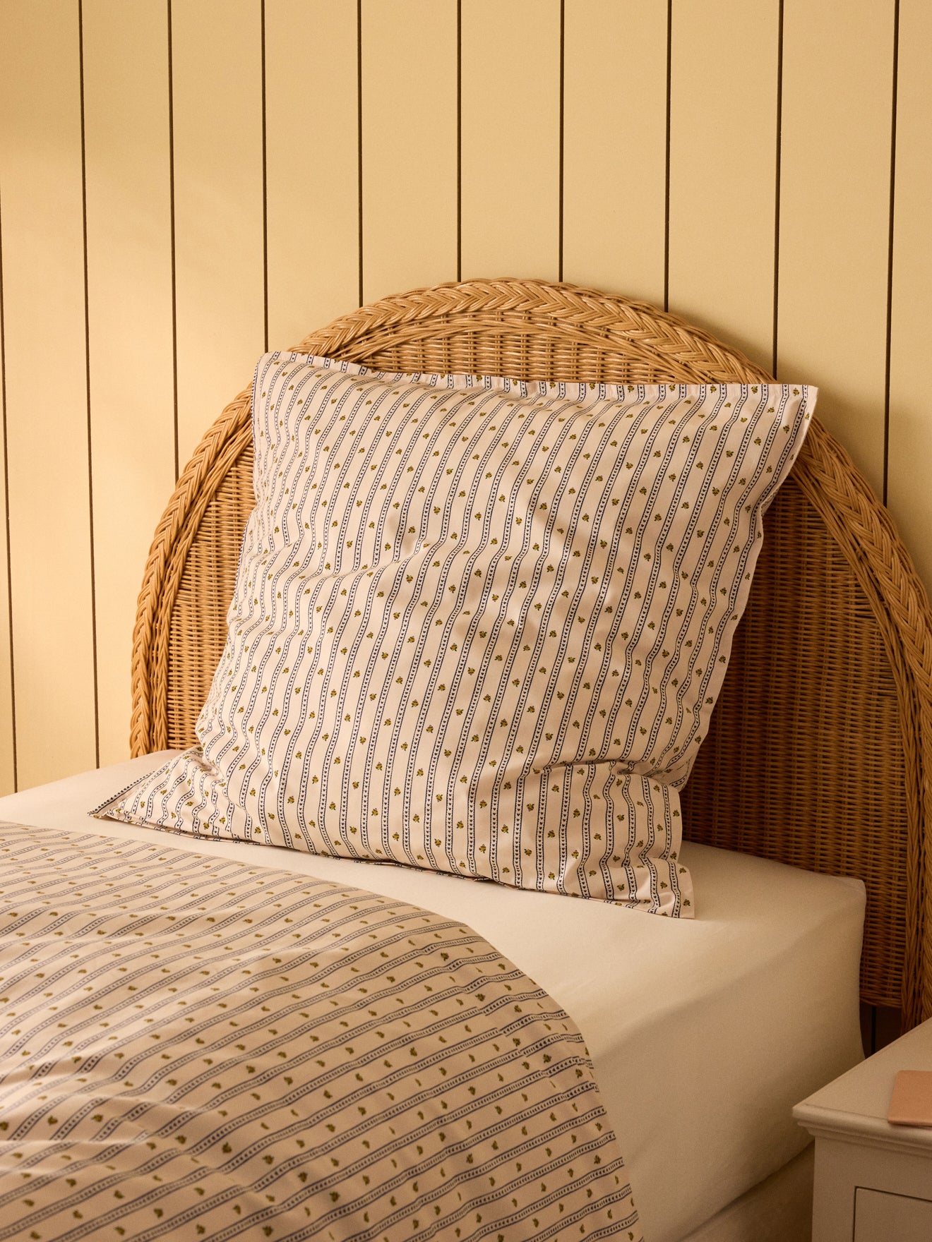 Taie d'oreiller percale de coton Avril