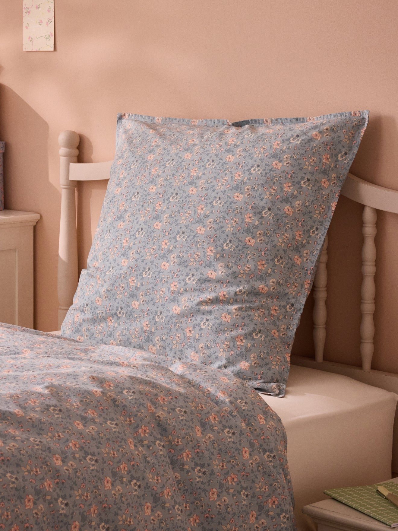 Taie d'oreiller percale de coton Mélodie