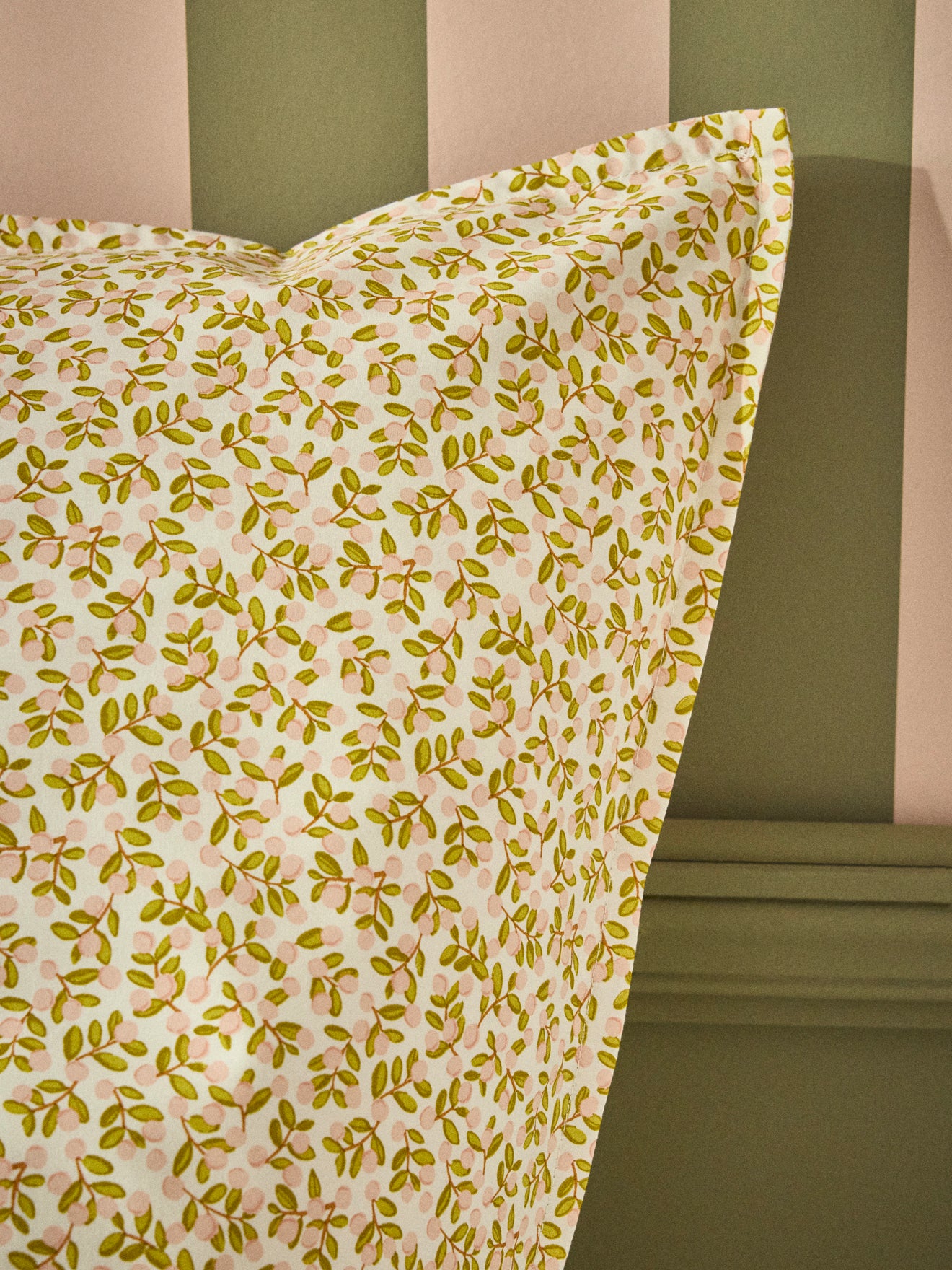 Taie d'oreiller percale de coton "Albertine"
