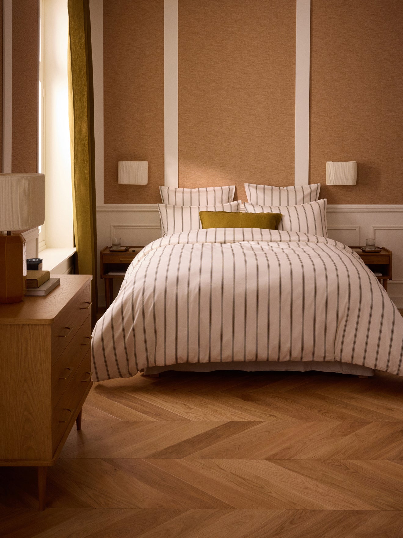 Taie d'oreiller satin de coton "Maxence"