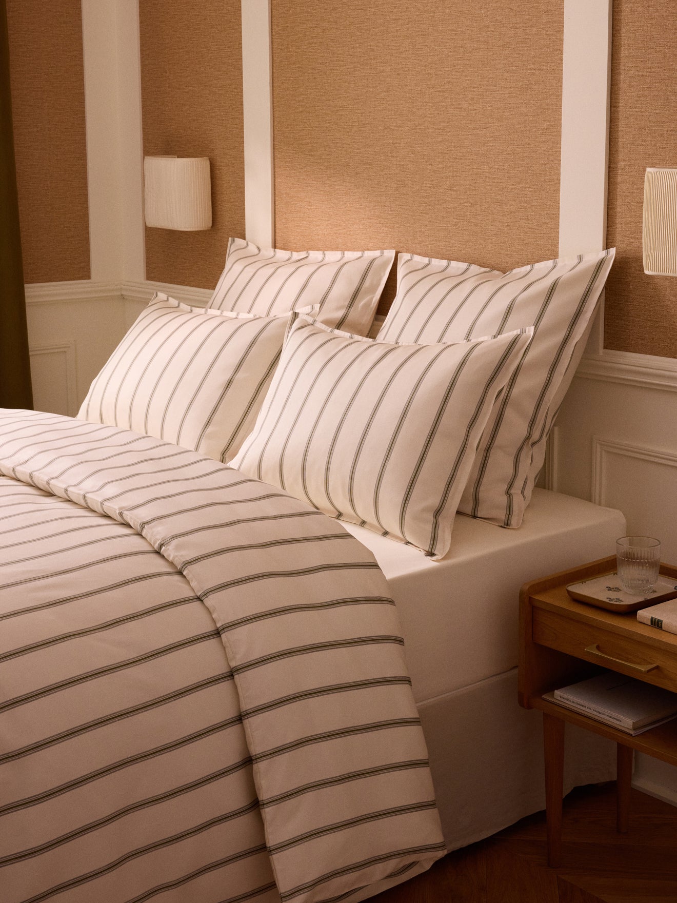 Taie d'oreiller satin de coton "Maxence"