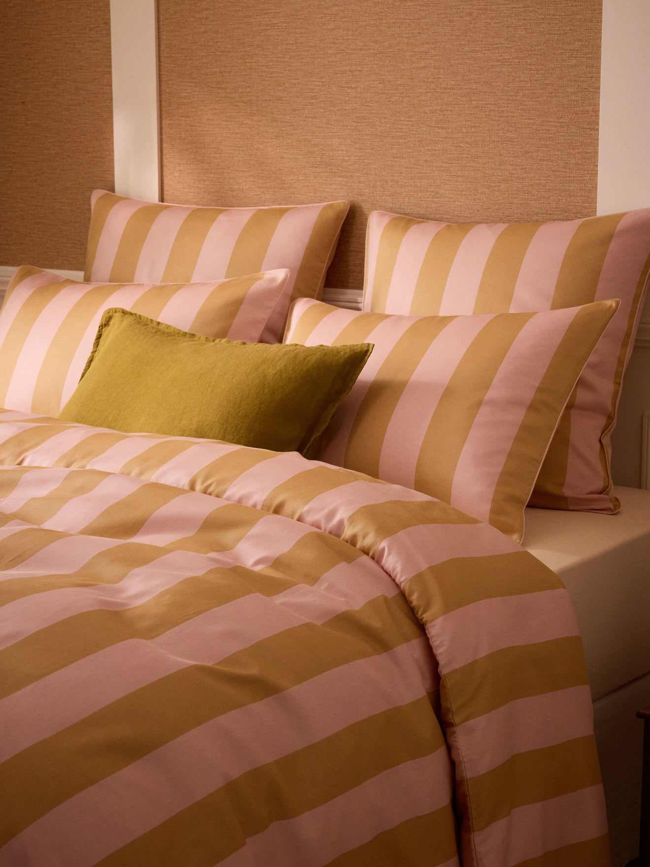 Taie d'oreiller satin de coton "Maxine"