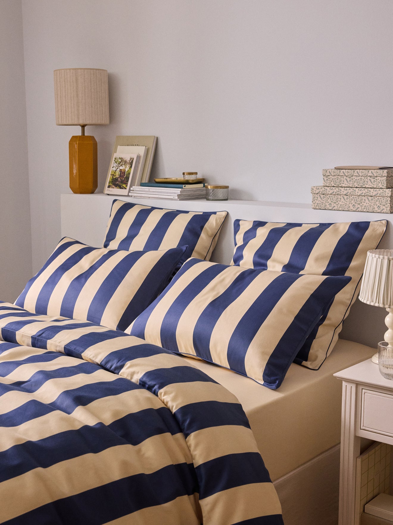 Taie d'oreiller satin de coton "Maxine"