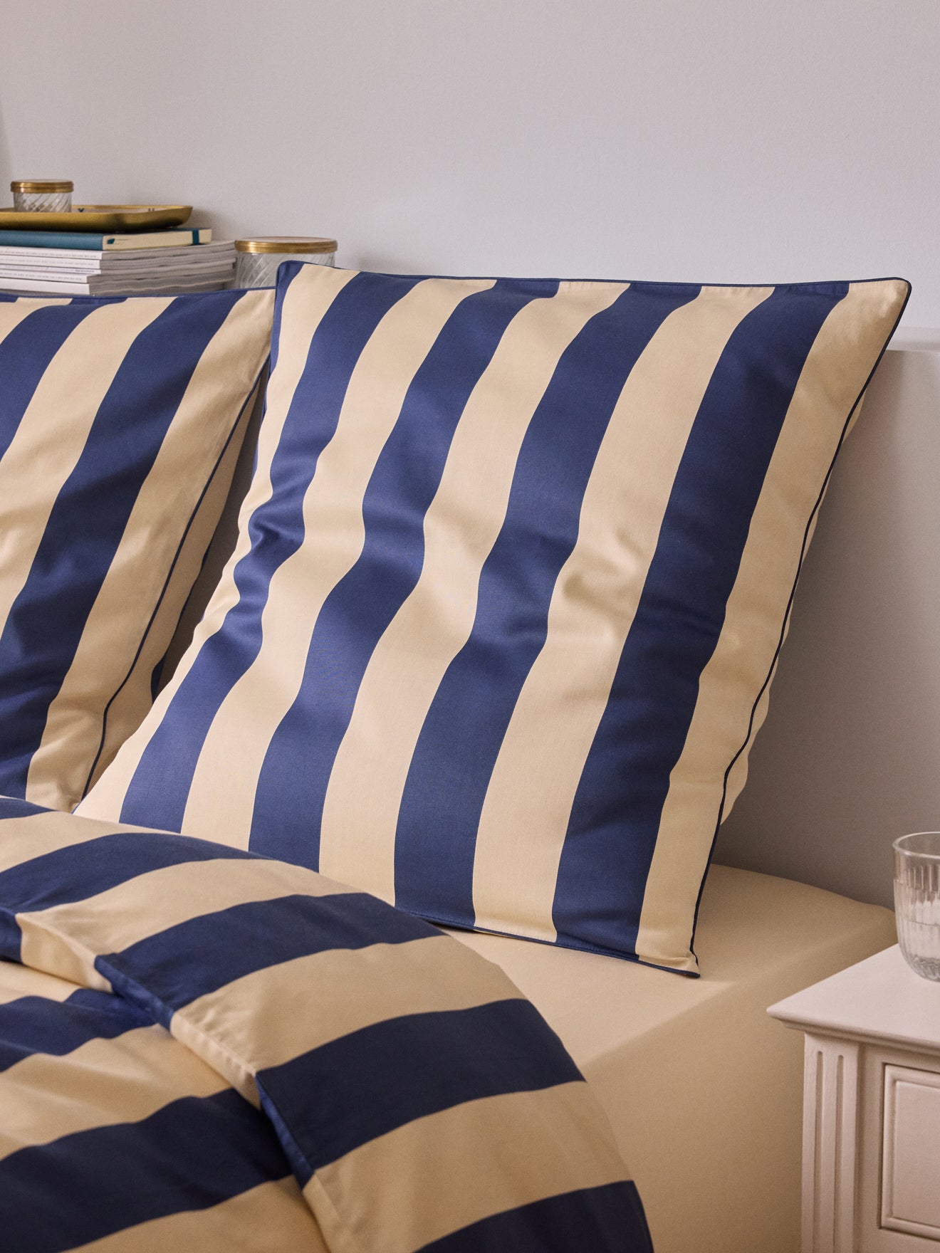 Taie d'oreiller satin de coton "Maxine"