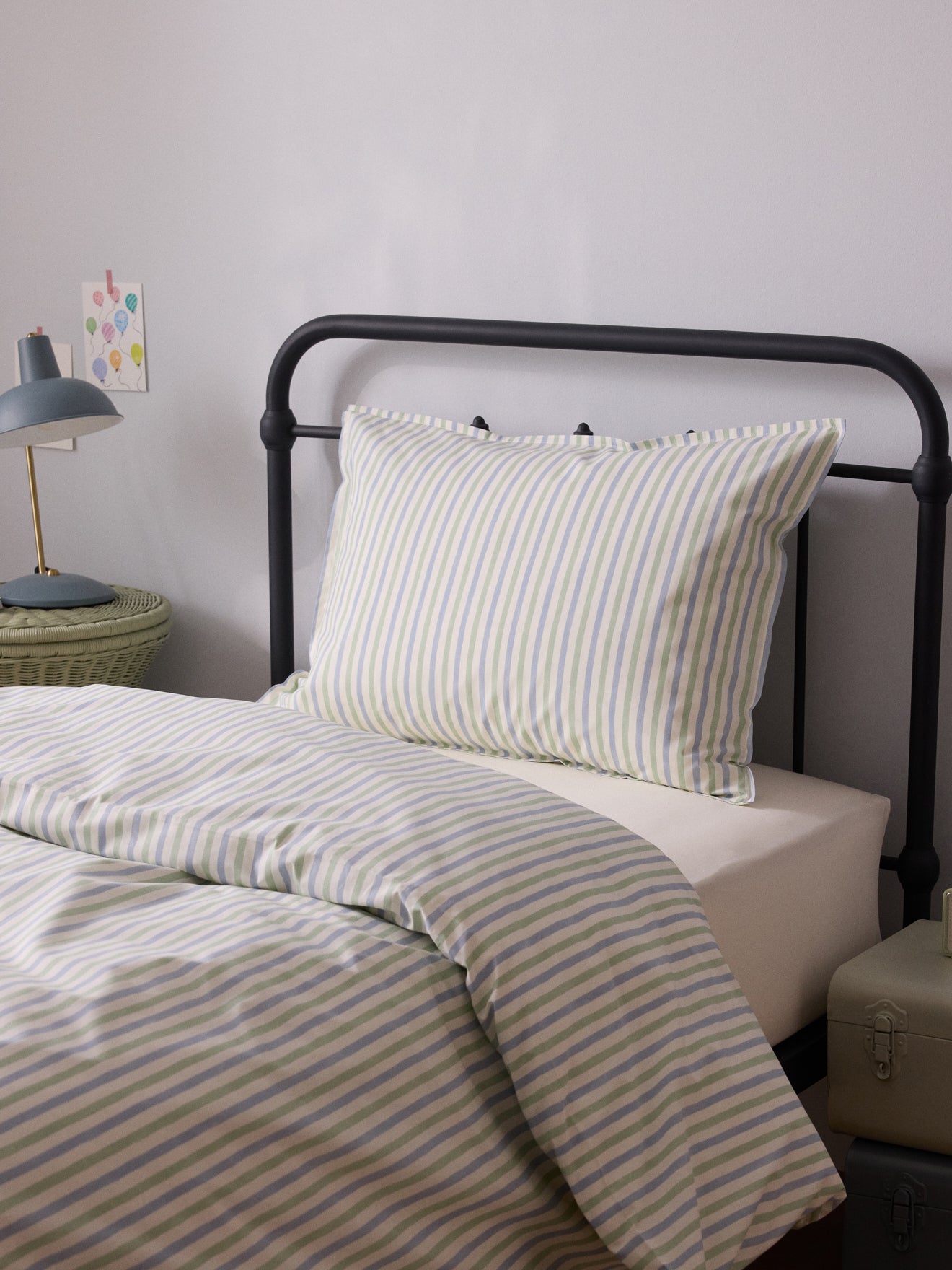 Taie d'oreiller percale de coton "Marcelle"