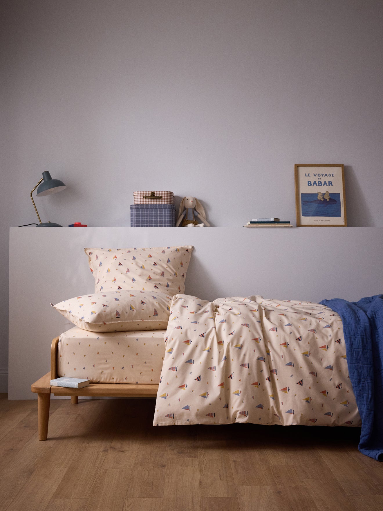 Taie d'oreiller percale de coton "Matéo"