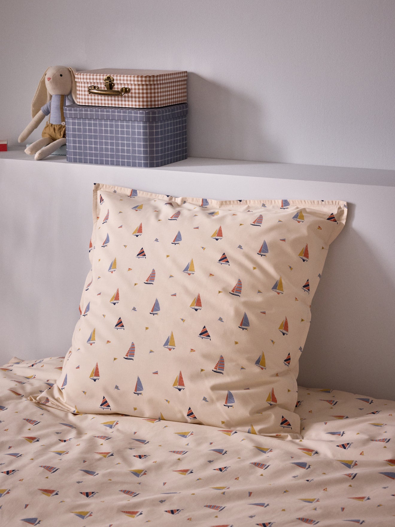 Taie d'oreiller percale de coton "Matéo"