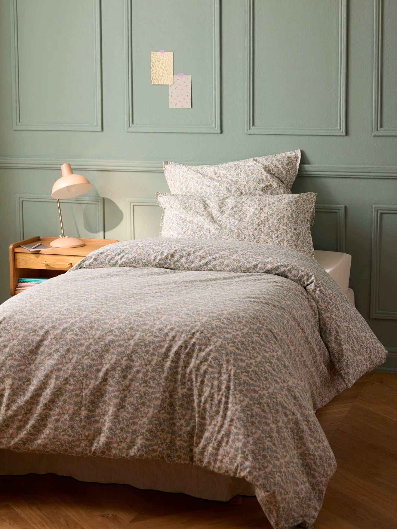 Taie d'oreiller percale de coton "Mariette"