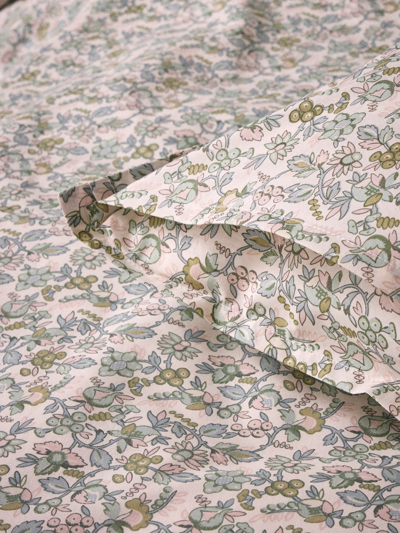 Taie d'oreiller percale de coton "Mariette"