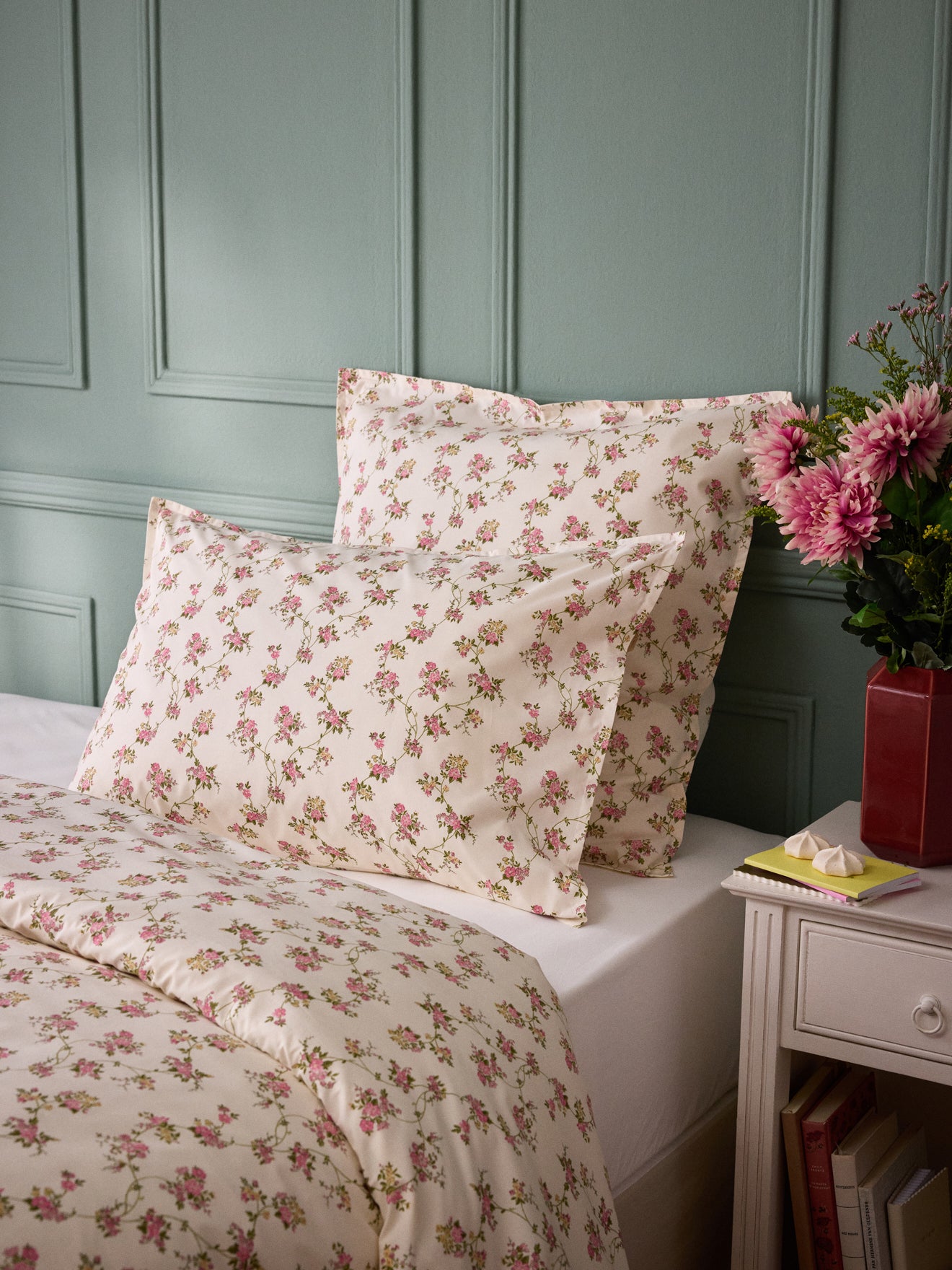 Taie d'oreiller percale de coton "Margot"