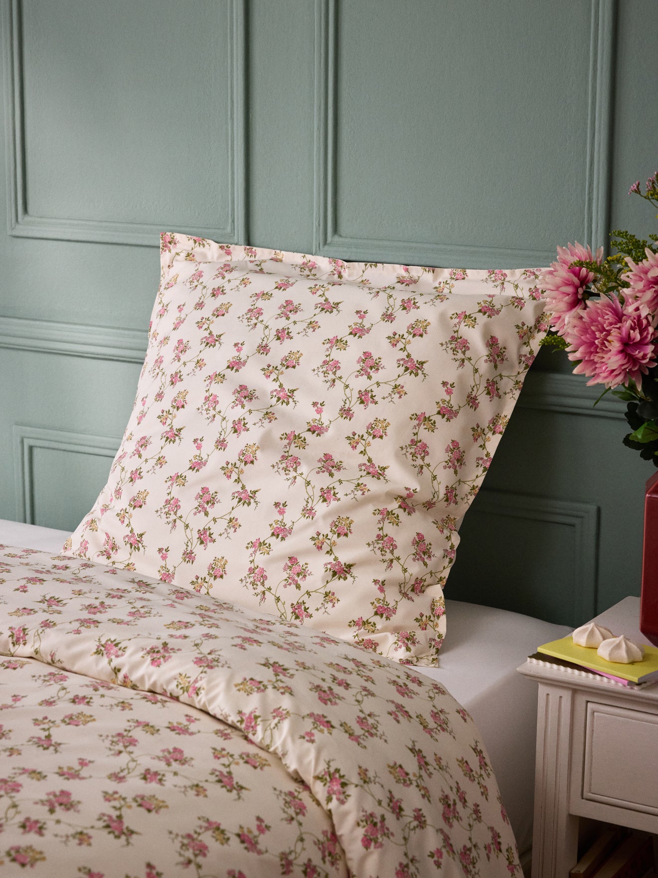 Taie d'oreiller percale de coton "Margot"