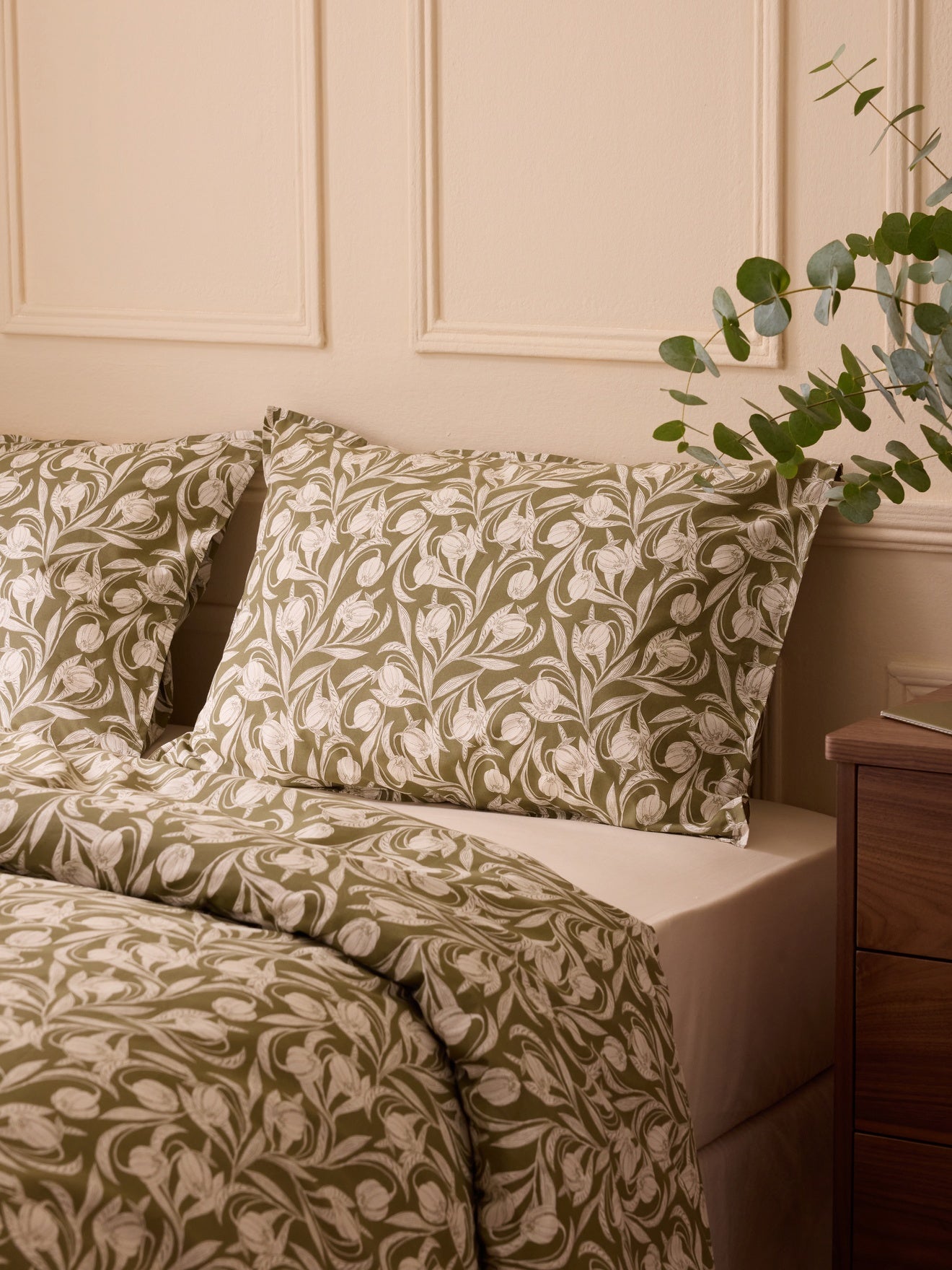Taie d'oreiller percale de coton "Lucie"