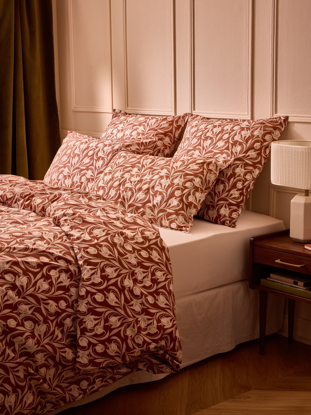 Taie d'oreiller percale de coton "Lucie"
