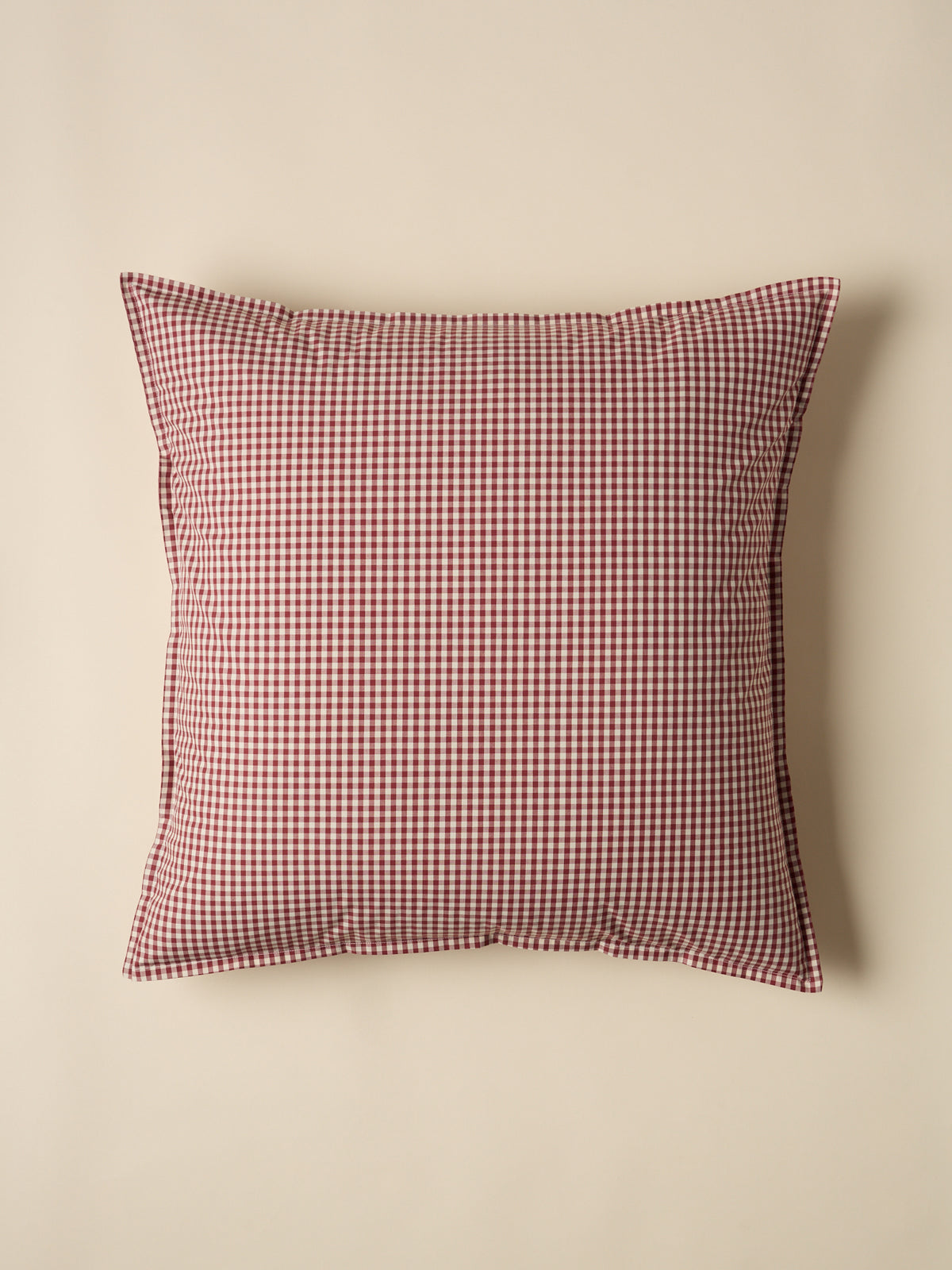Taie d'oreiller percale de coton "Vichy"