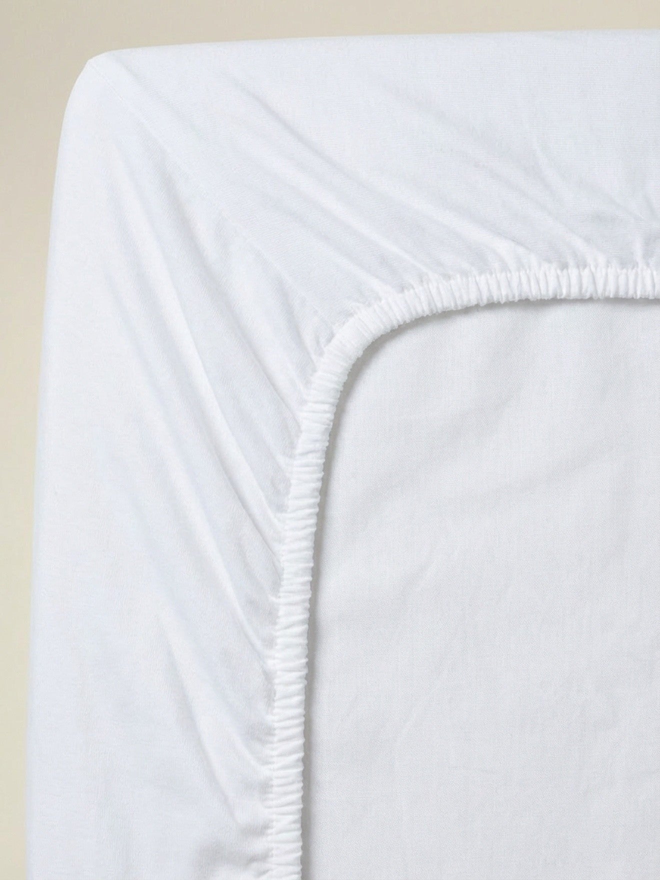 Drap-housse uni lin lavé "Cocoon"