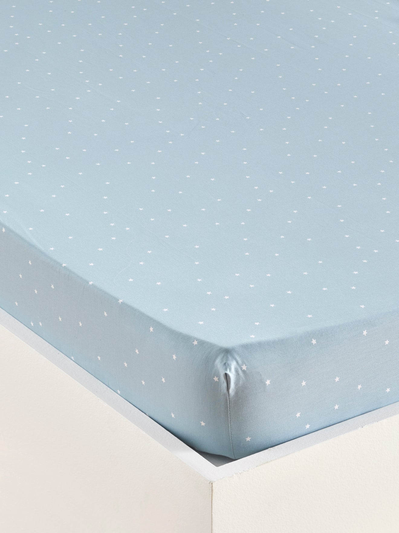 Drap-housse coton étoiles "Aviateur"