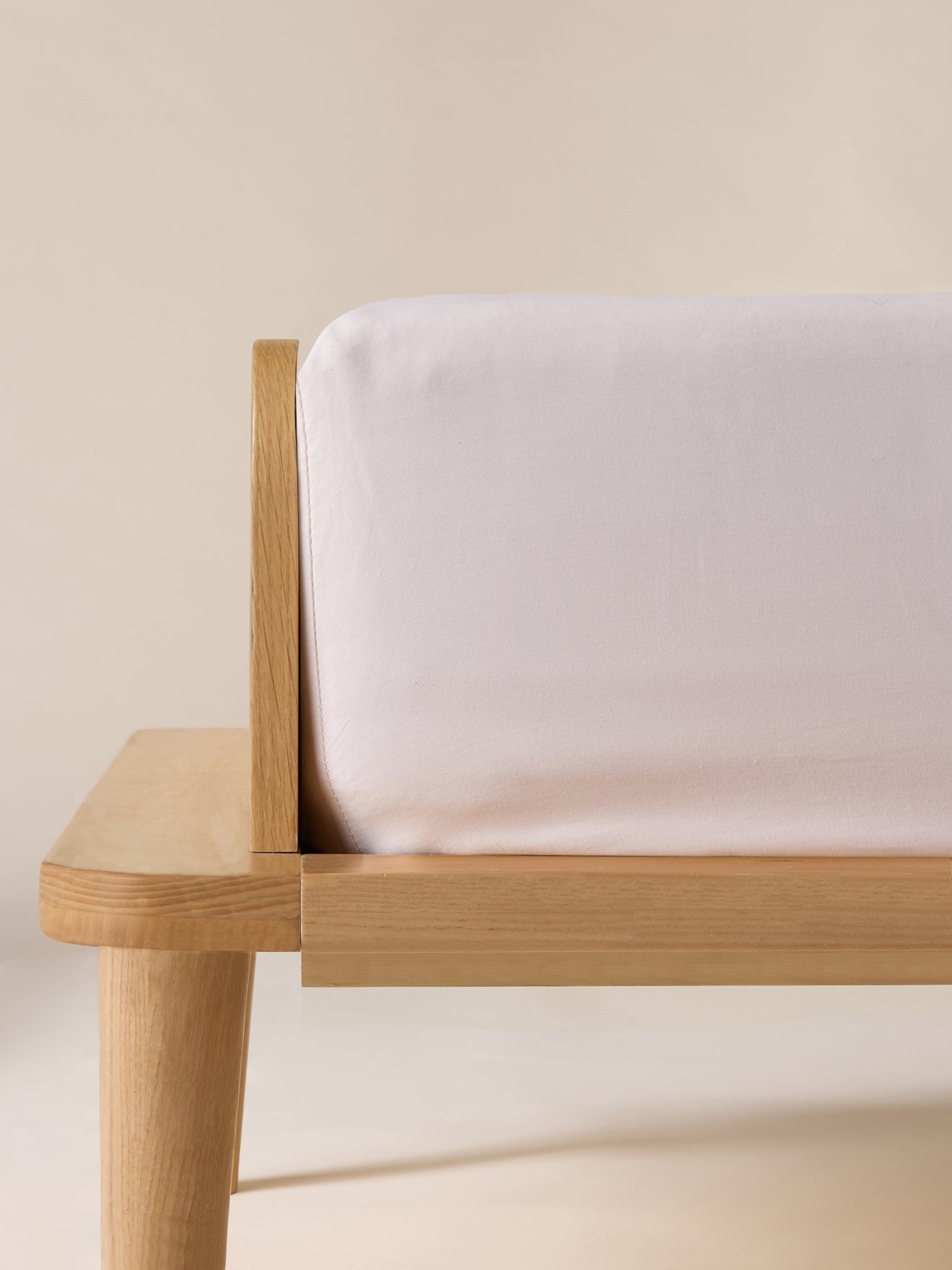 Drap-housse satin de coton uni