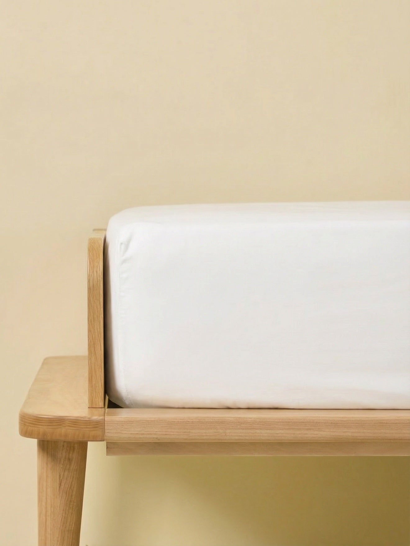 Drap housse en percale de coton