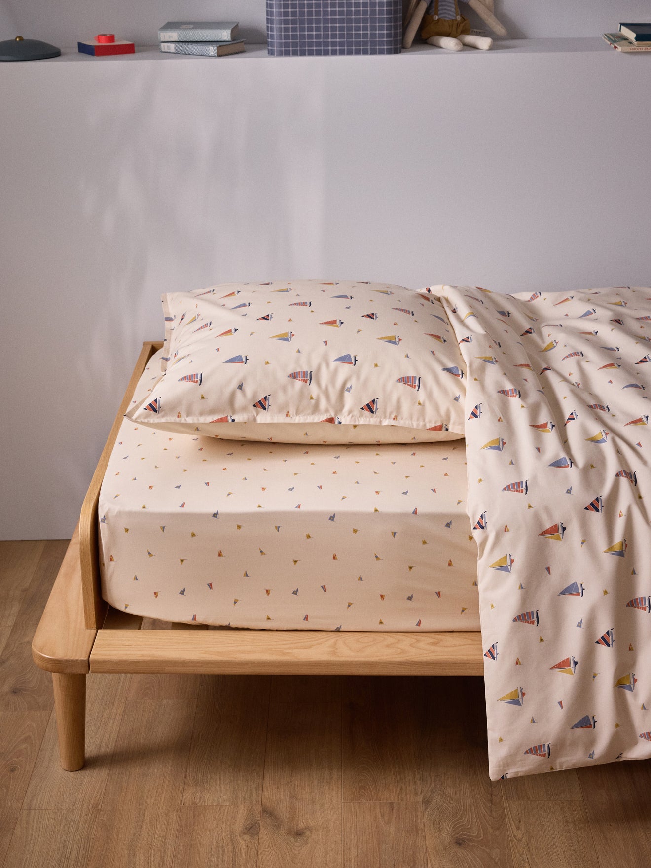 Drap-housse percale de coton "Matéo"