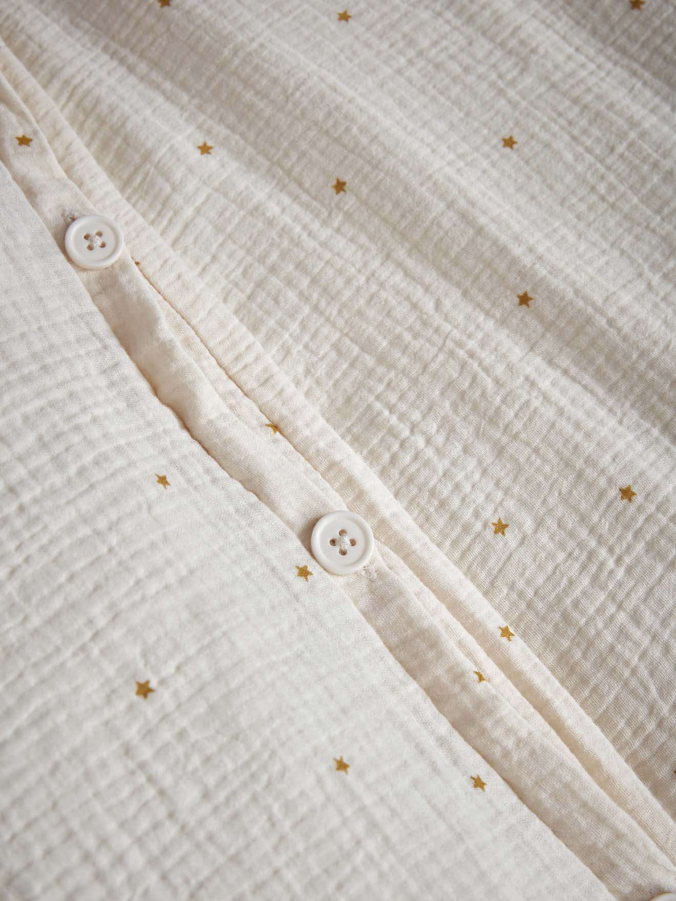 Housse de couette gaze de coton "Gaufrée"