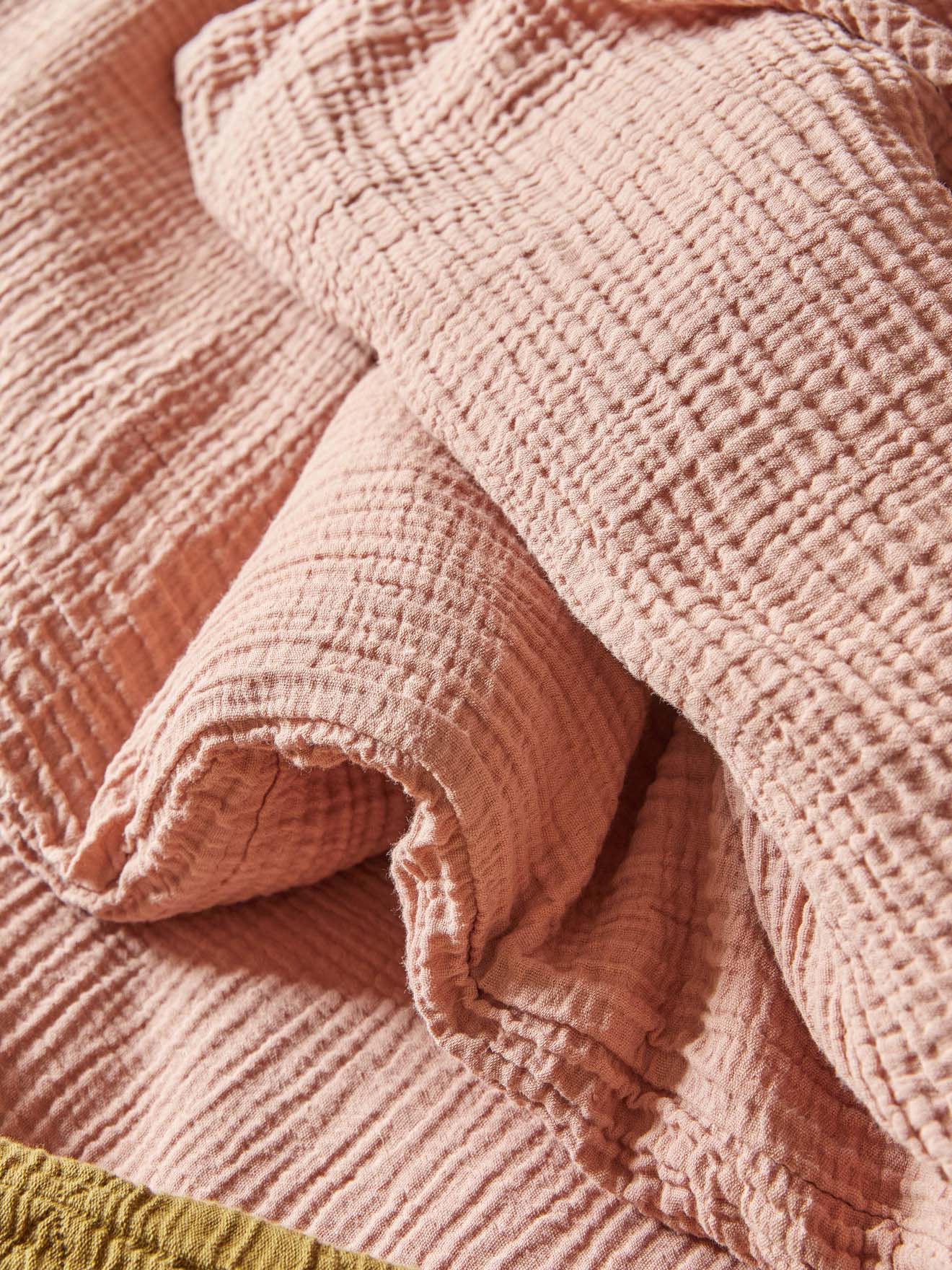 Housse de couette gaze de coton "Gaufrée"