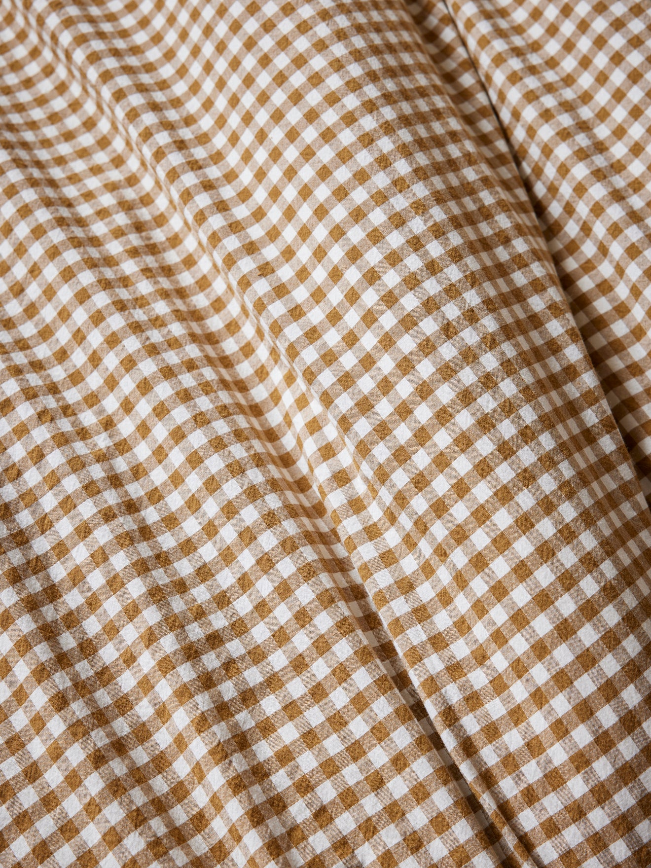 Housse de couette percale de coton "Vichy"