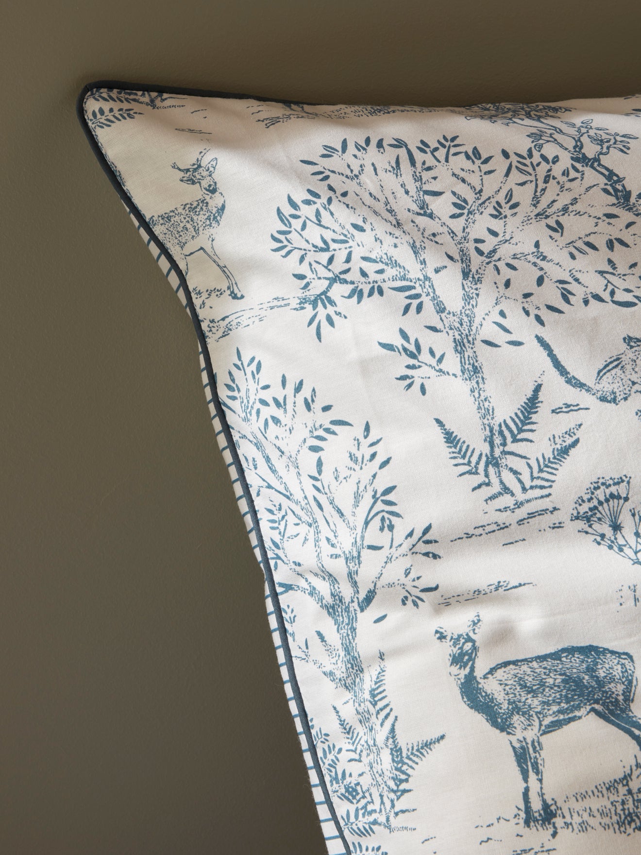 Housse de couette coton "Esprit petit Jouy"