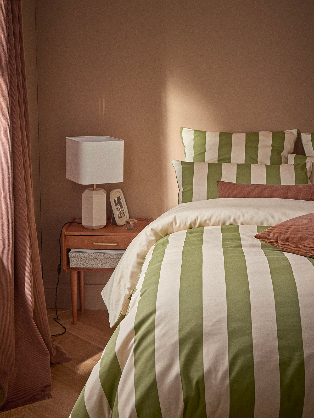 Housse de couette satin de coton "Anouk"