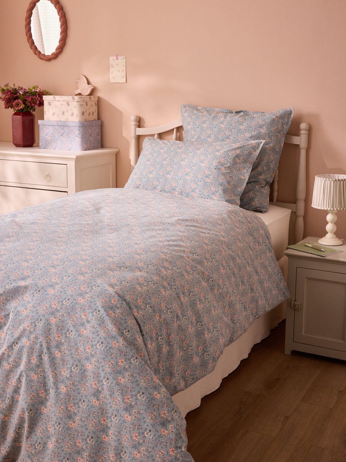 Housse de couette percale de coton "Mélodie"