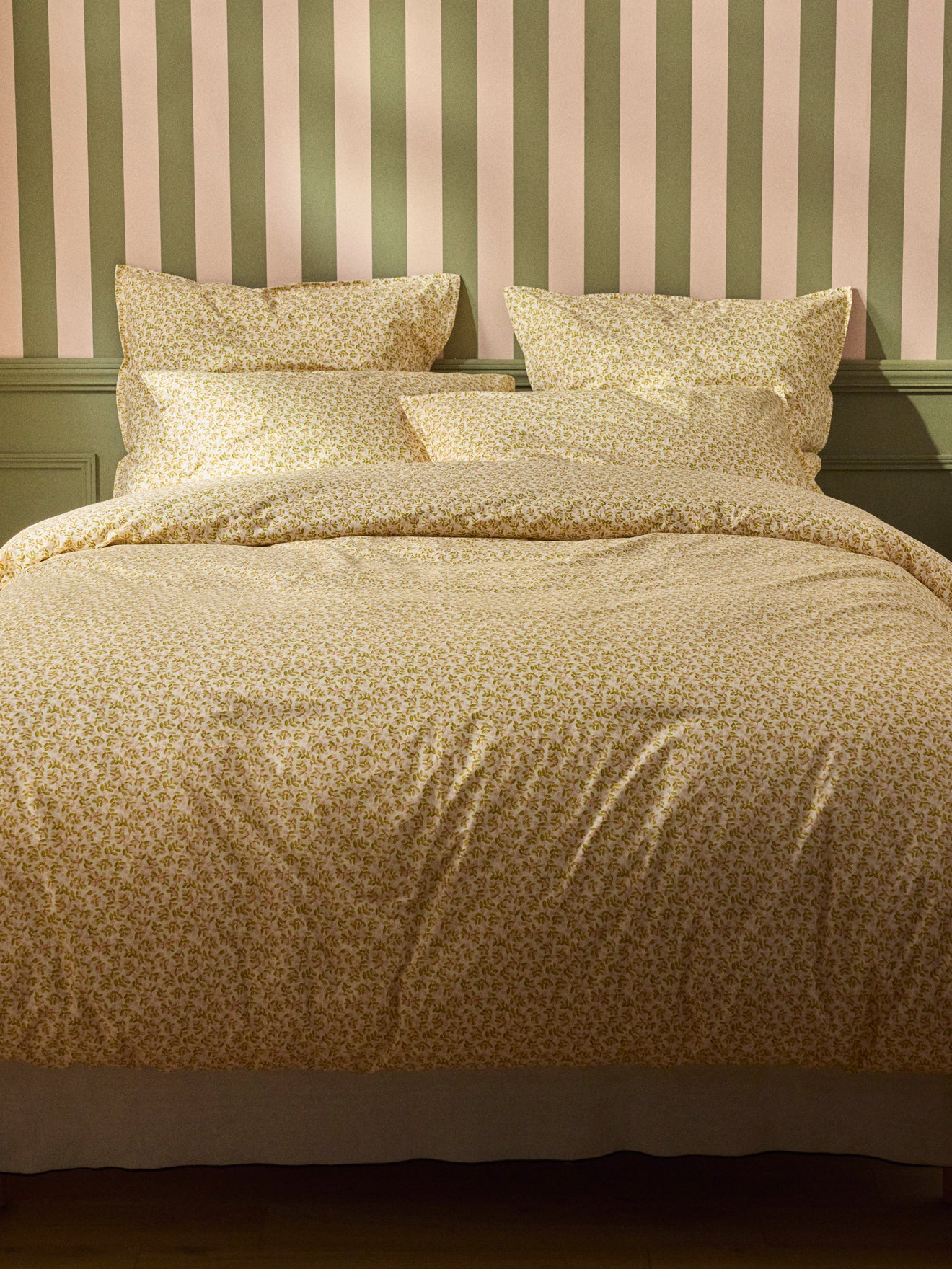 Housse de couette percale de coton "Albertine"