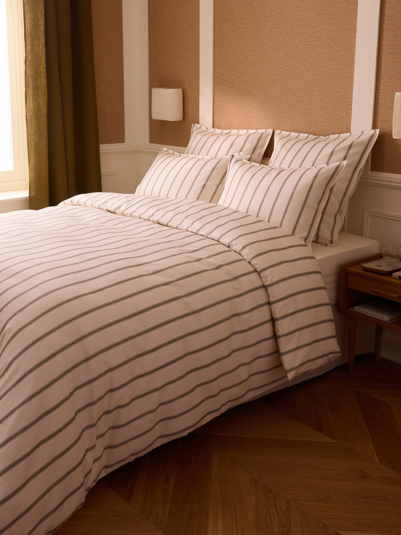 Housse de couette satin de coton "Maxence"