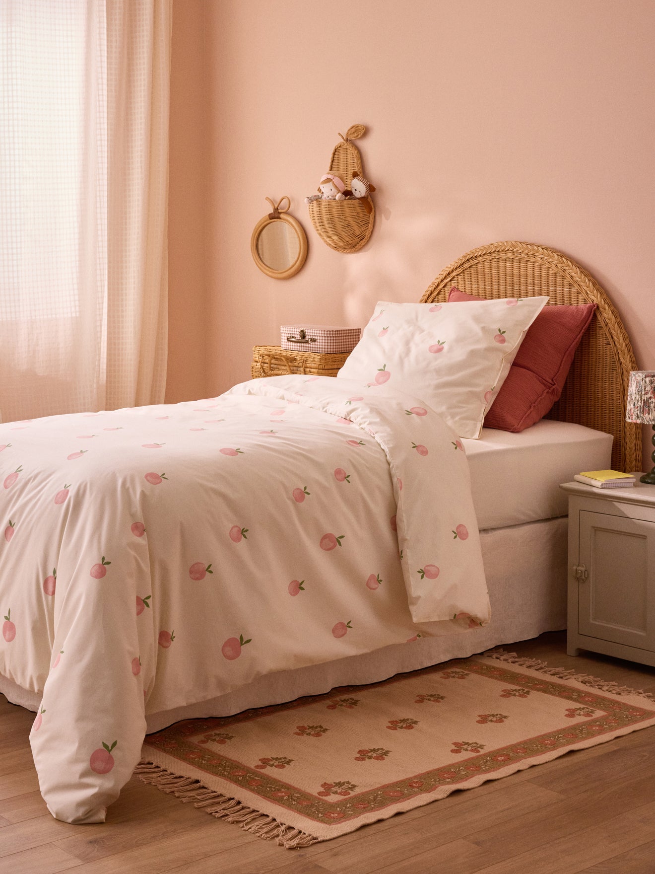 Housse de couette  percale de coton "Margareth"