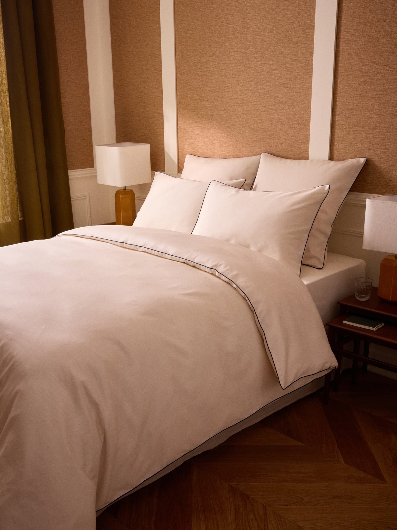 Housse de couette satin de coton "Madeleine"