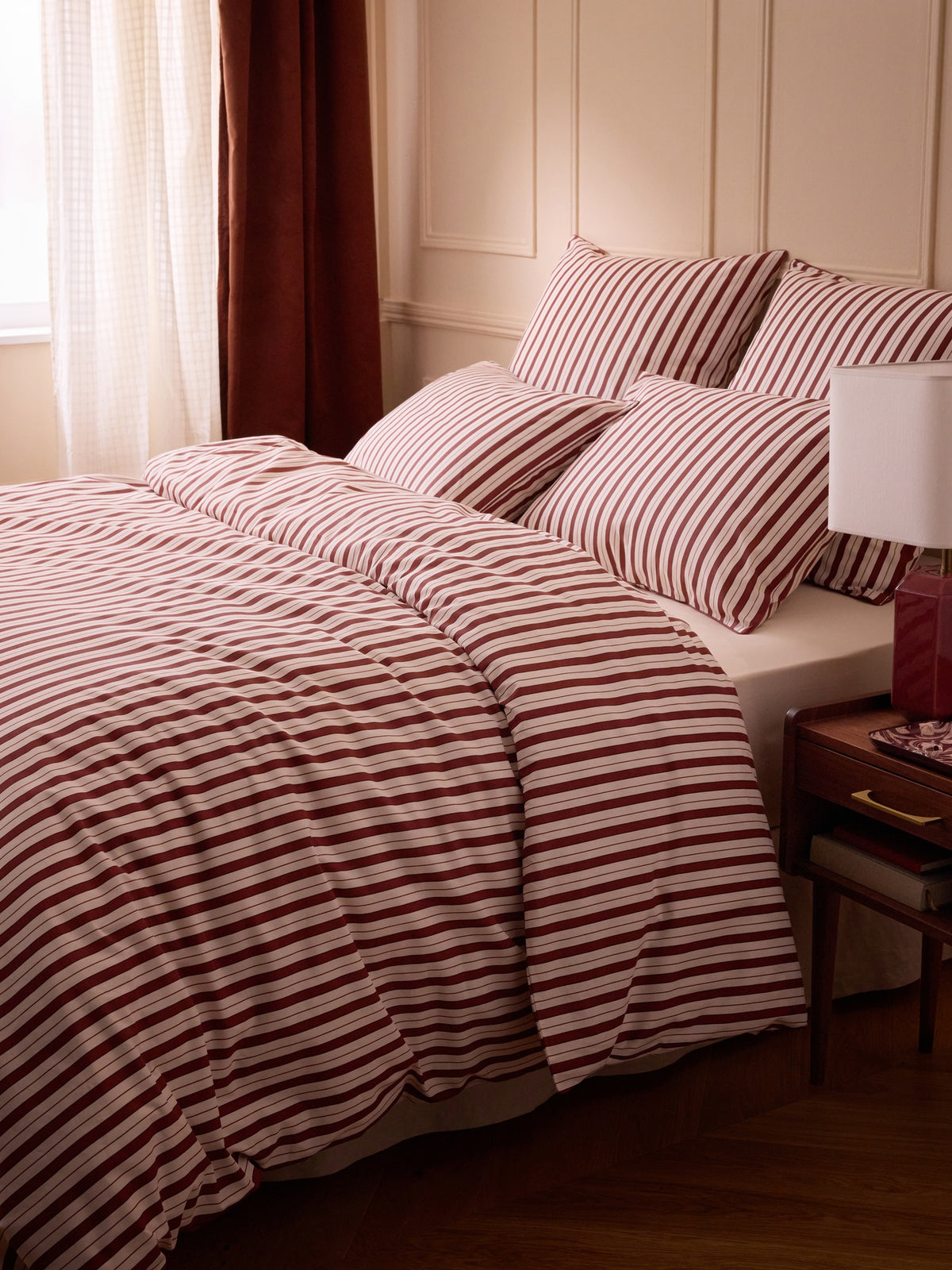 Housse de couette satin de coton "Léandre"