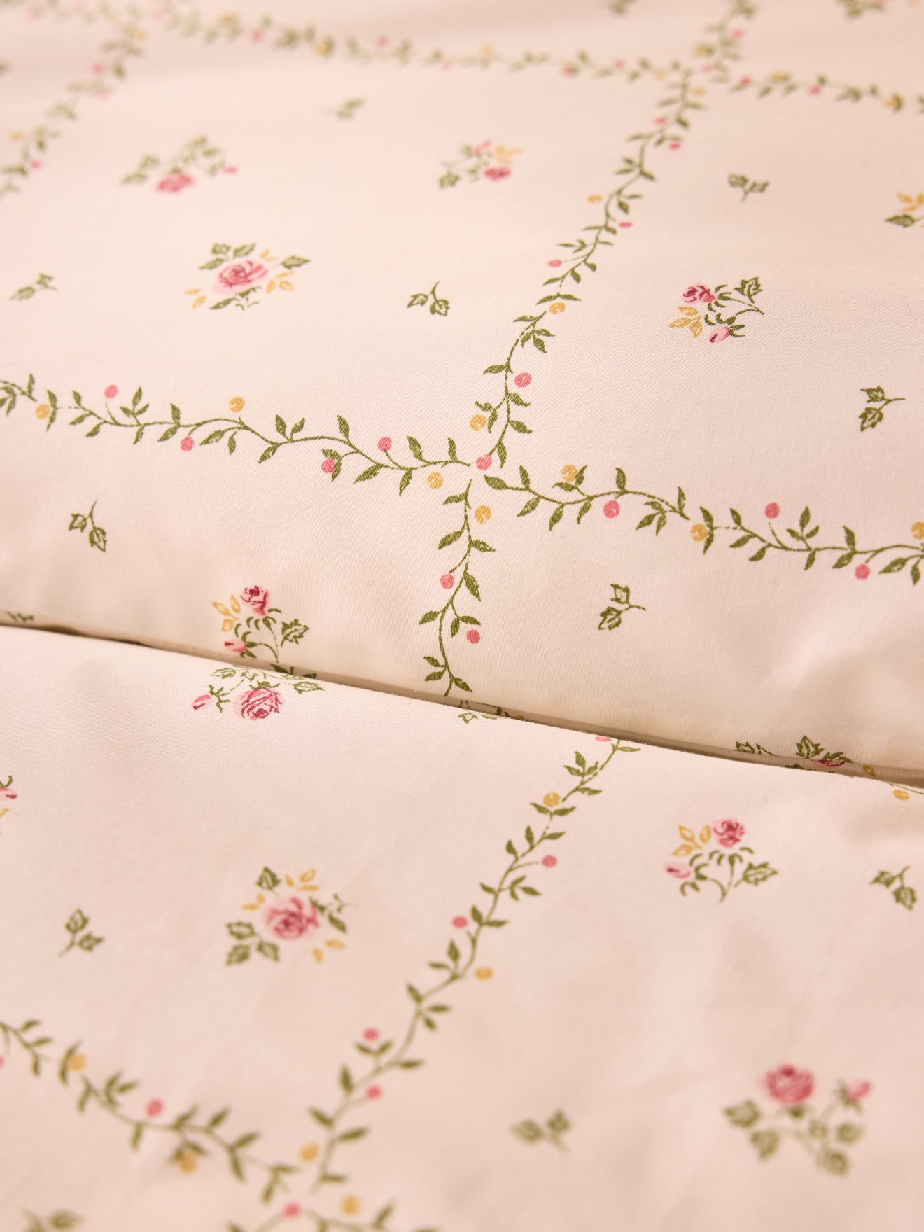 Housse de couette percale de coton "Léopoldine"