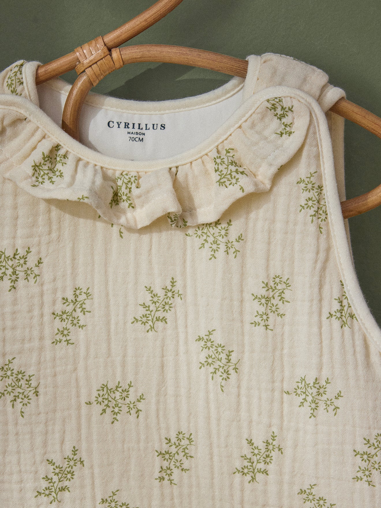 Gigoteuse col froufrou gaze de coton bio "Abby" - TOG 3