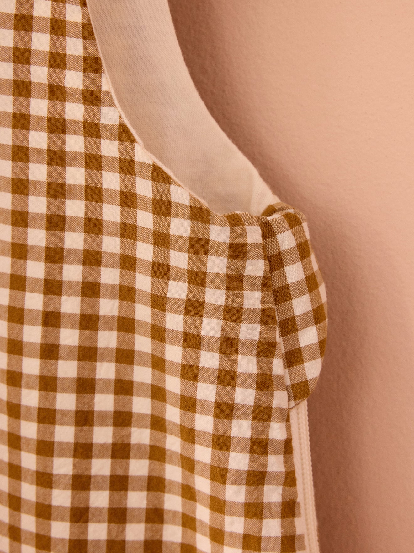 Gigoteuse vichy en percale de coton - TOG 3