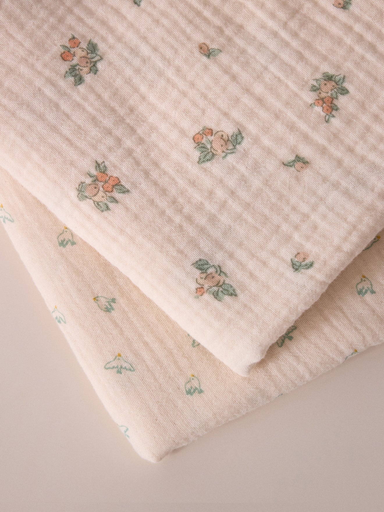 Lange gaze de coton biologique par lot de 2