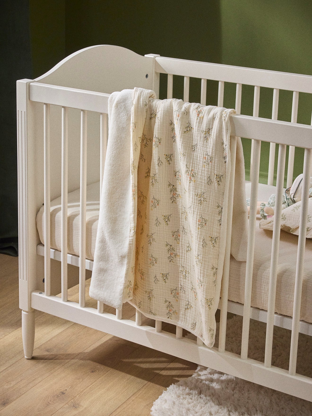 Plaid bébé gaze de coton et micro-polaire