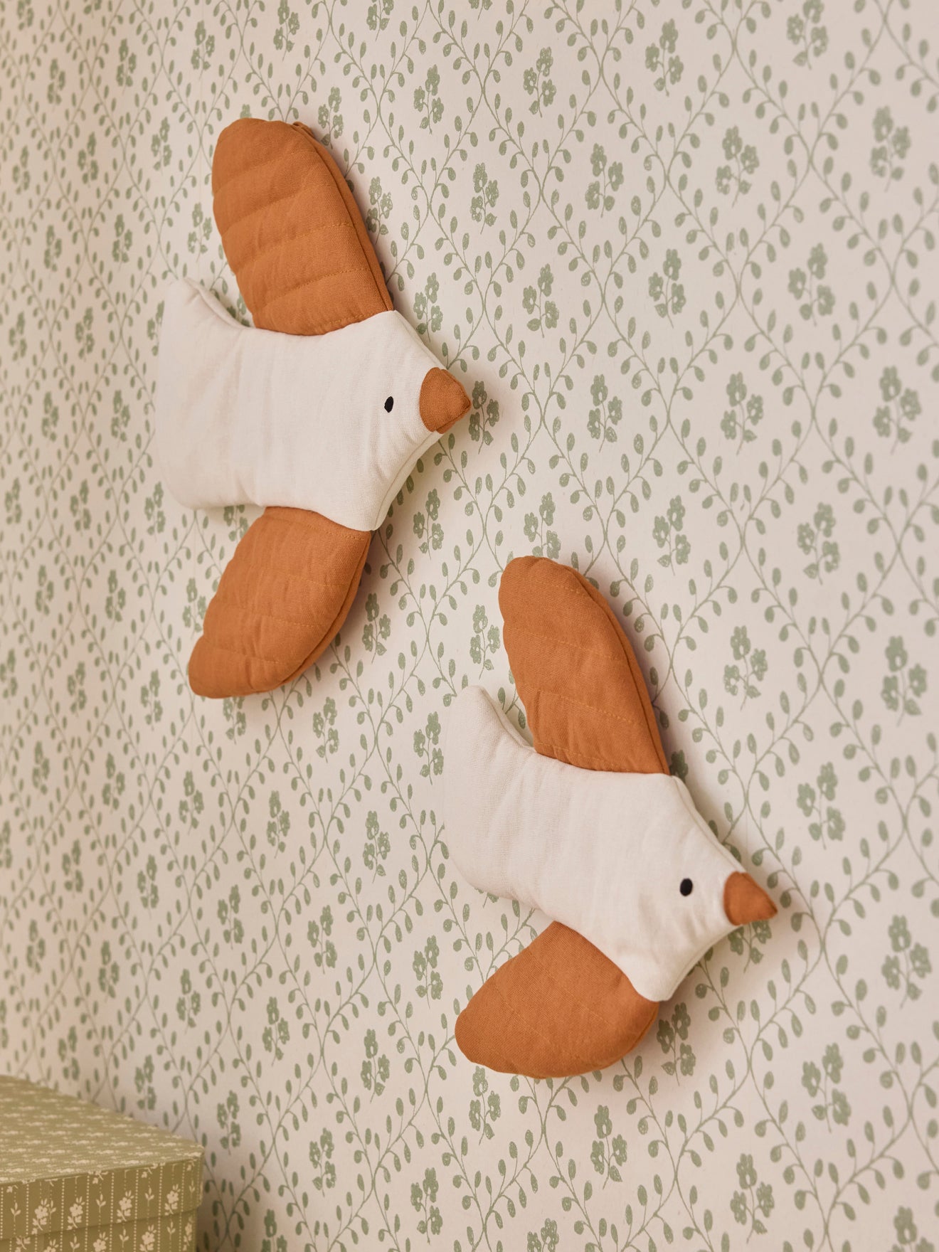 Déco murale Oiseau en tissu par lot de 2 - Cyrillus FR