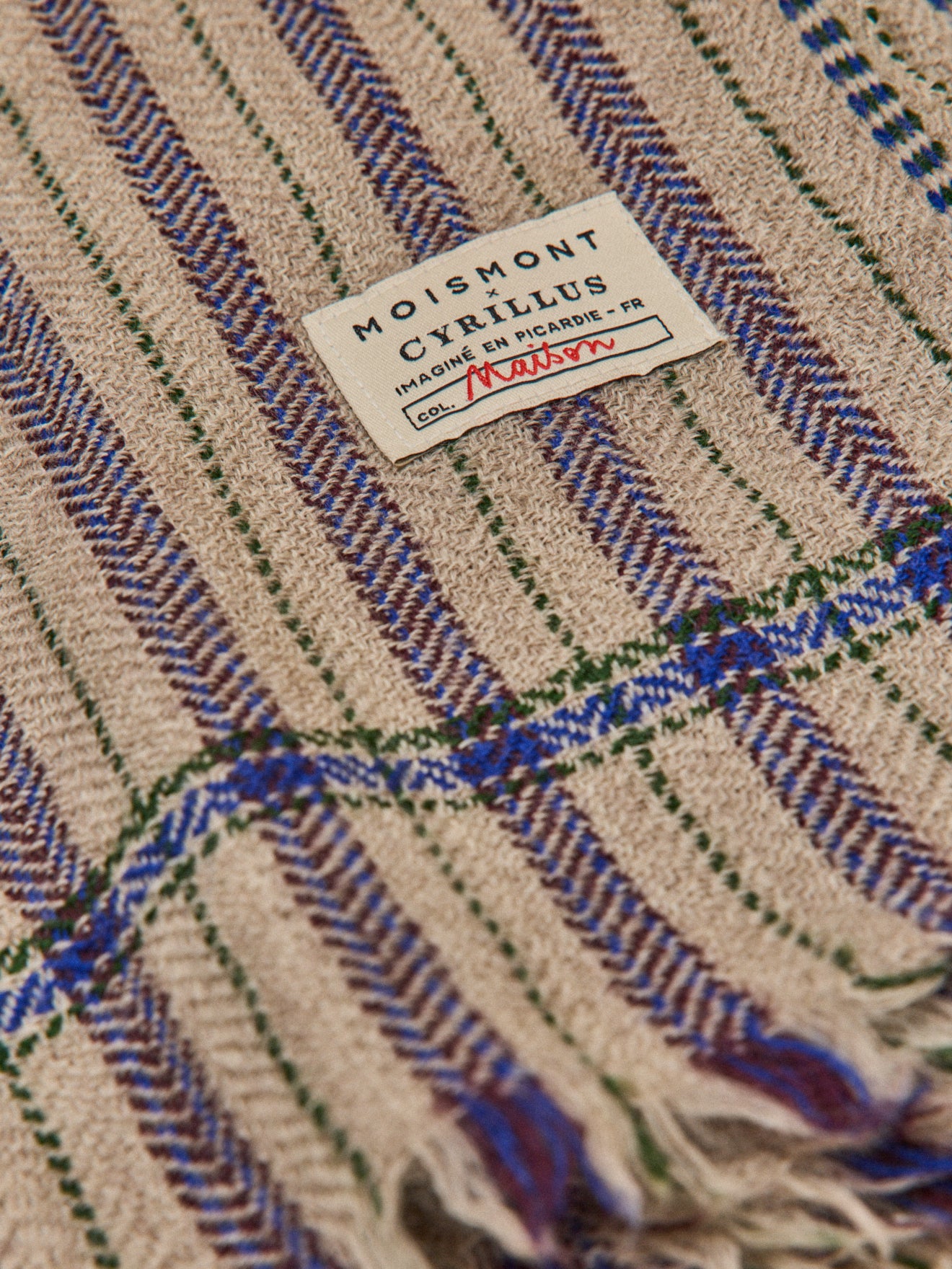 Plaid en laine - Collaboration Moismont x Cyrillus