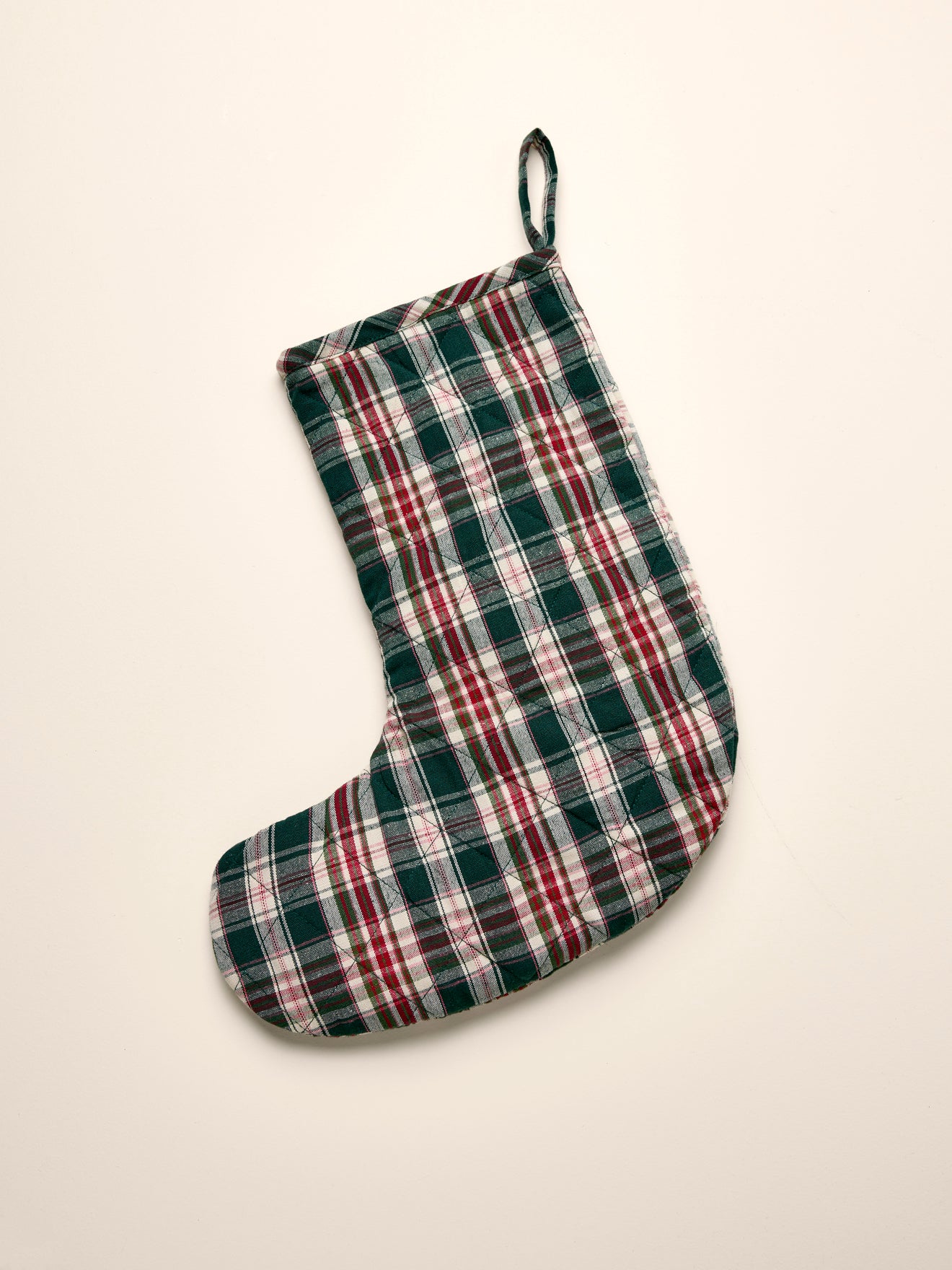 Chaussette de Noël en tartan - Collection Noël