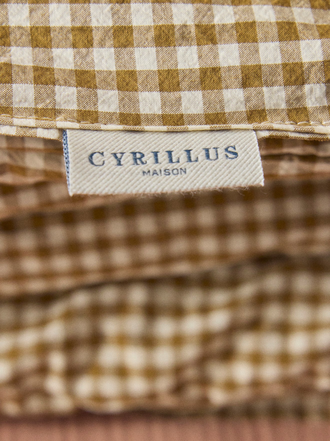 Boutis en coton - imprimé vichy