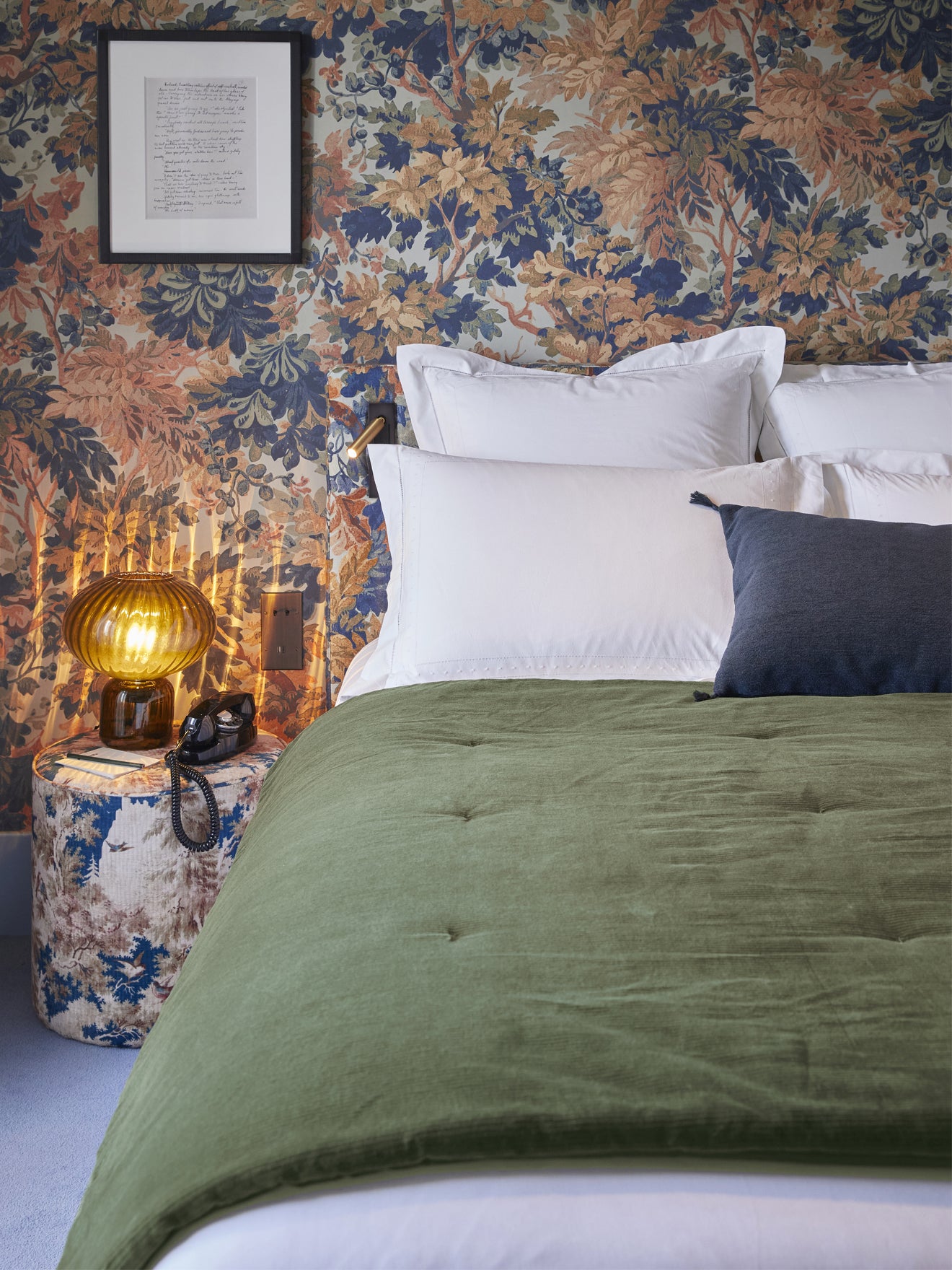 Boutis en velours côtelé