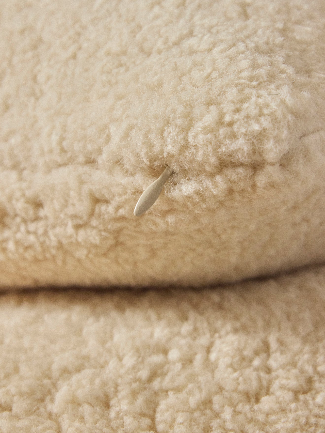 Housse de coussin sherpa