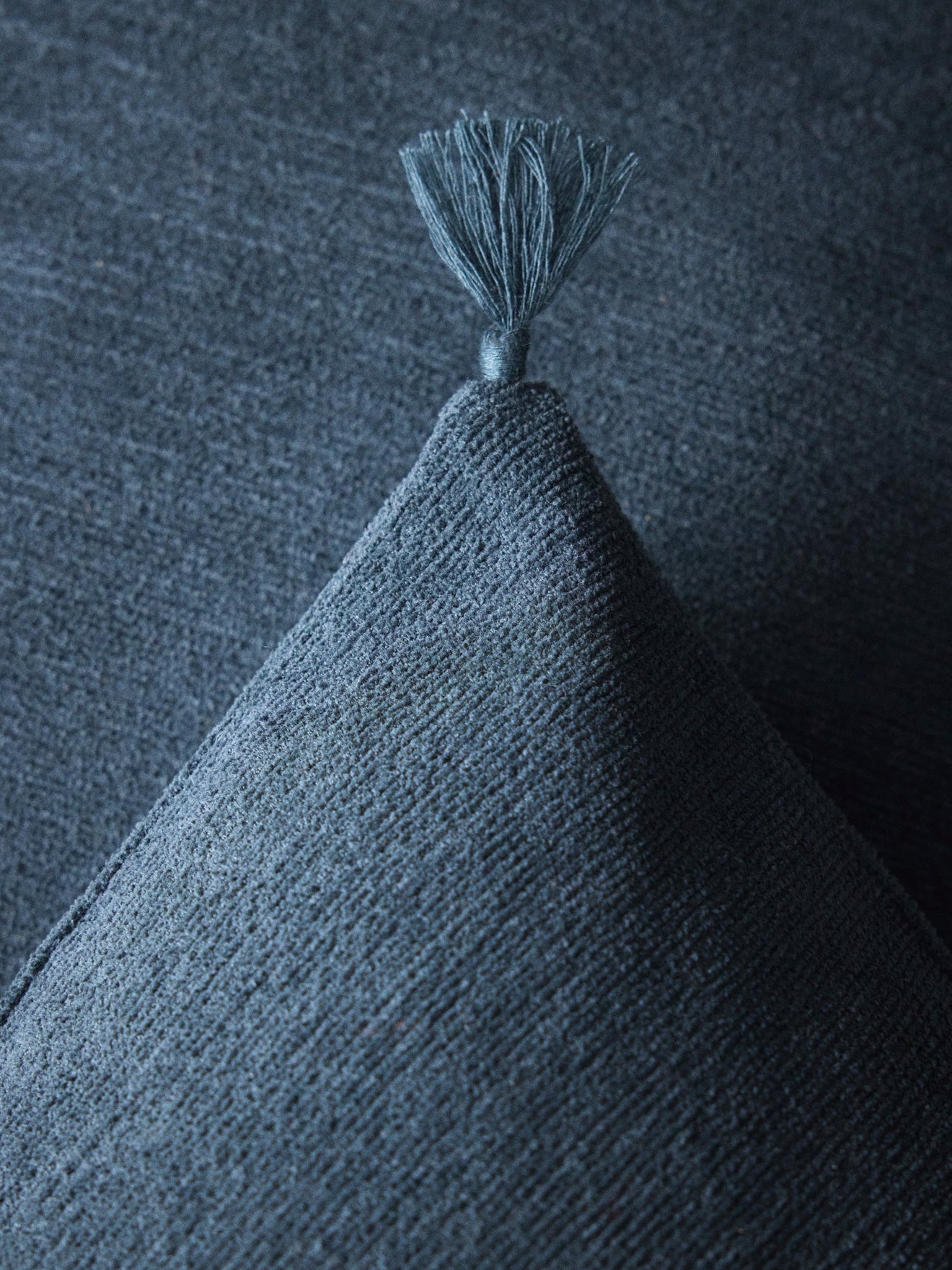 Housse de coussin en coton chenille